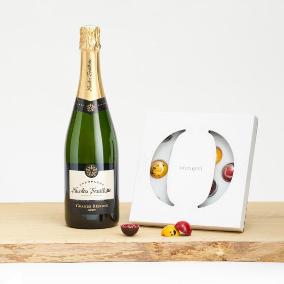 Nicolas Feuillatte, Sélection Brut, Champagne med Orangeri Nord (12 stk.)